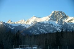 17B Wind Mountain, Mount Lougheed From Trans Canada Highway Early Morning At Canmore On The Way To Banff.jpg